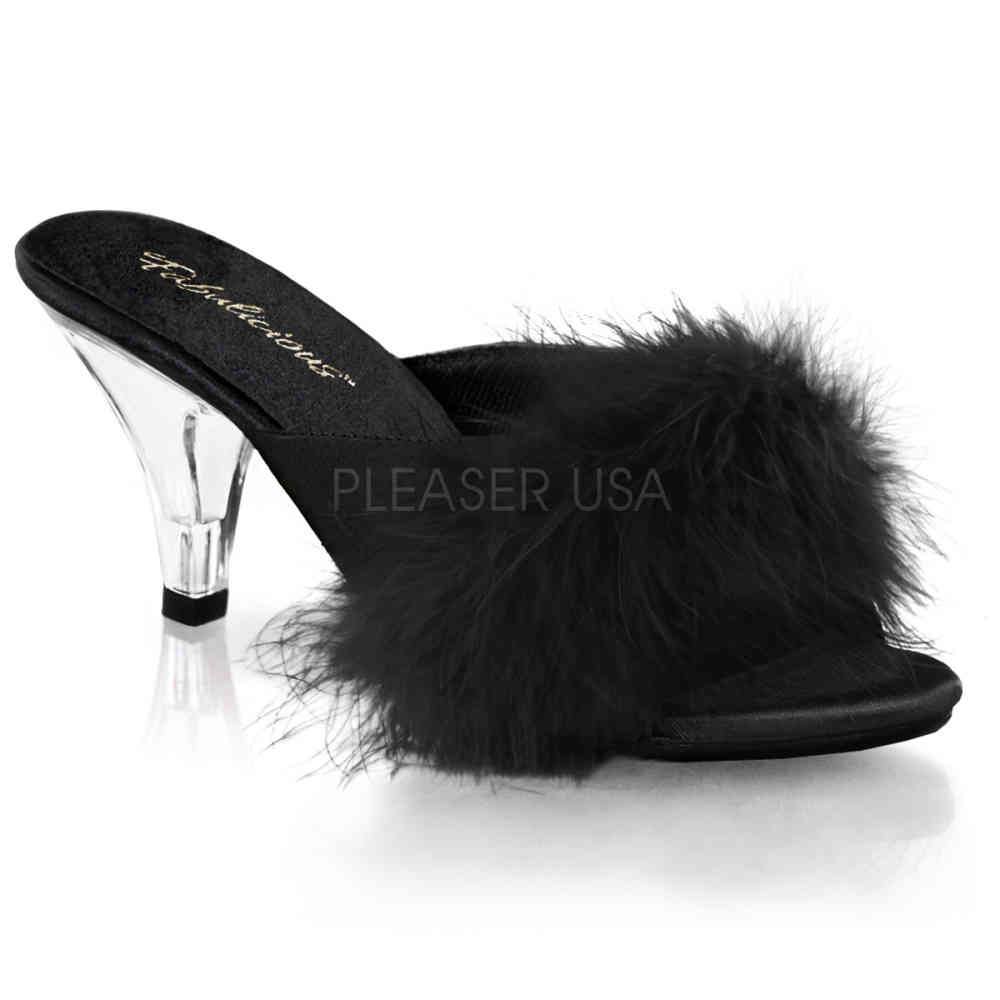 Fabulicious - BELLE301F Pantoletten mit Absatz - Schwarz Product image